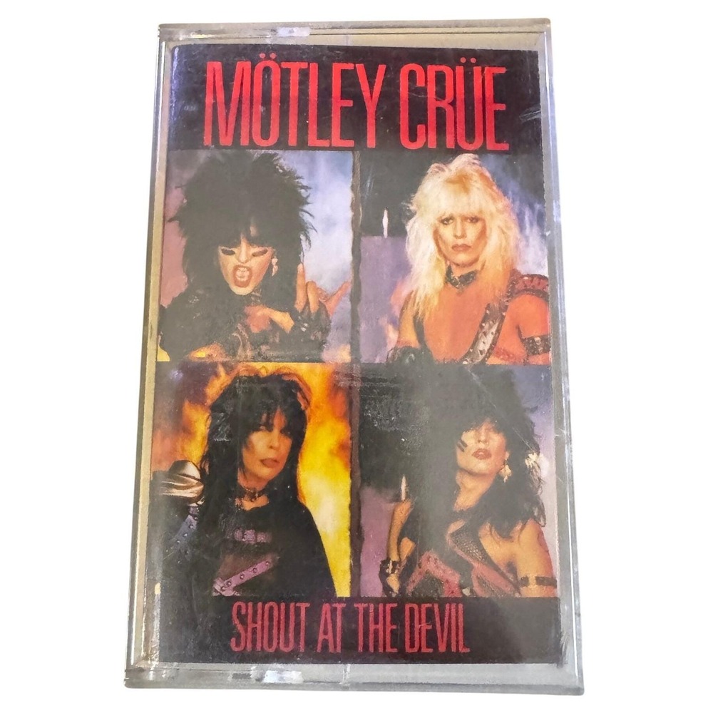 Motley Crue Shout at the Devil Cassette Tape 1983 Elektra 60289-4 Heavy Metal
